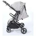 Burbay - Two-Way Stainless Steel Baby Stroller - Grey.webp
