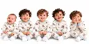 Five Happy Toddlers in Matching Pajamas.png.webp