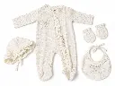 Cream Baby Layette Set Flat Lay.png.webp