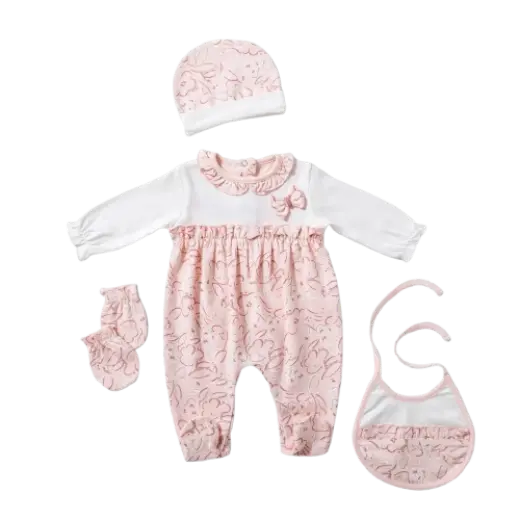 مجموعه سالوبيت 4 قطع انترلوك سنوفلورز 15838