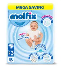 Molfix Size 3 mega 80pcs