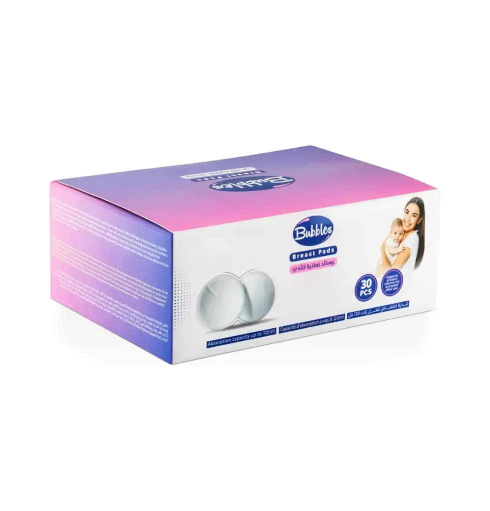 Bubbles Breast Pads 30 Pcs 3302