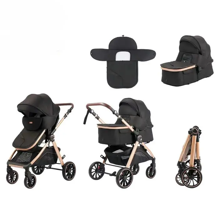 Kidilo X1-DA+C Baby Stroller with Car Seat Foldable