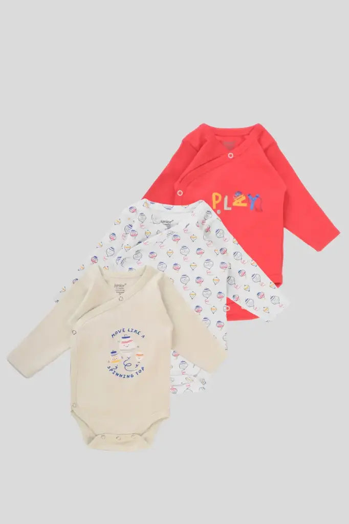  junior sleeve kimono pack of 3 6305