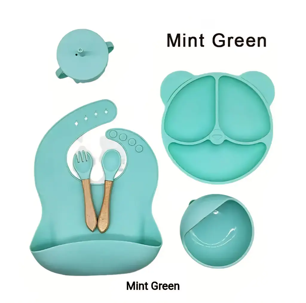 silicon baby cutlery set 