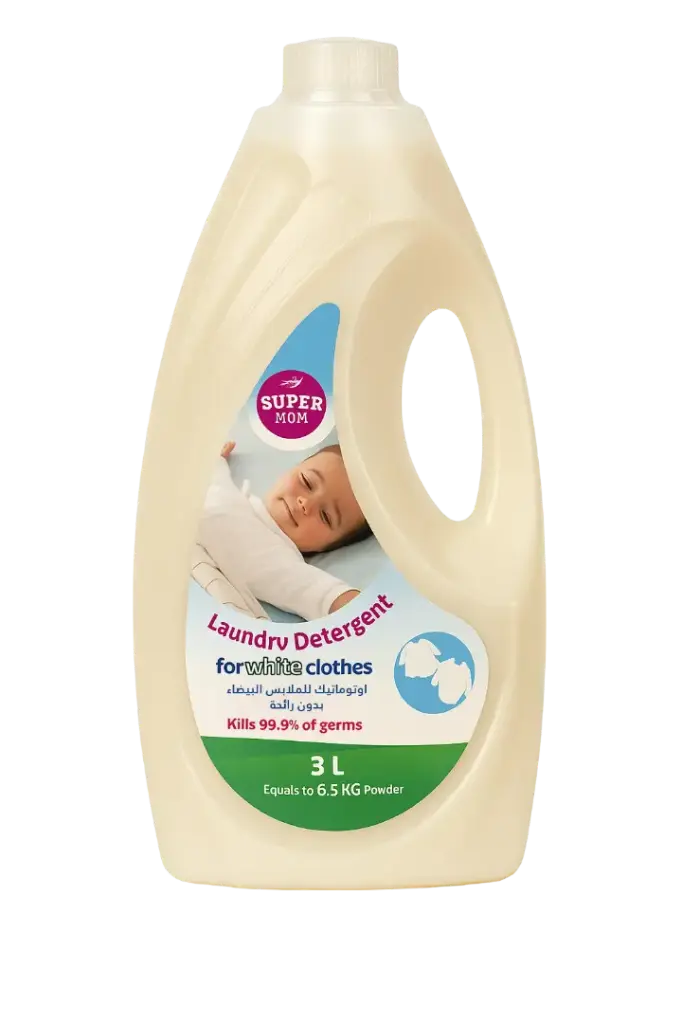 Super Mom Laundry Detergent White Clothes 3 Liters