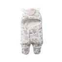 Padded Velvet Baby Carrier with Fur 25163 + 25156