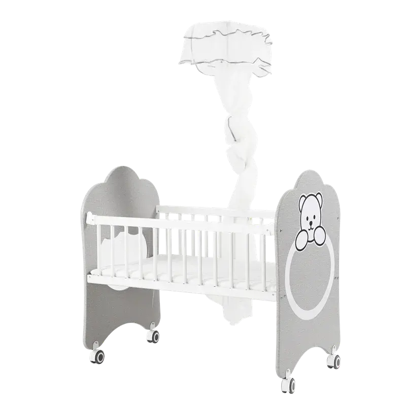 Cool Baby 2621 Baby Crib 110×60 with Wheels and Mosquito Net