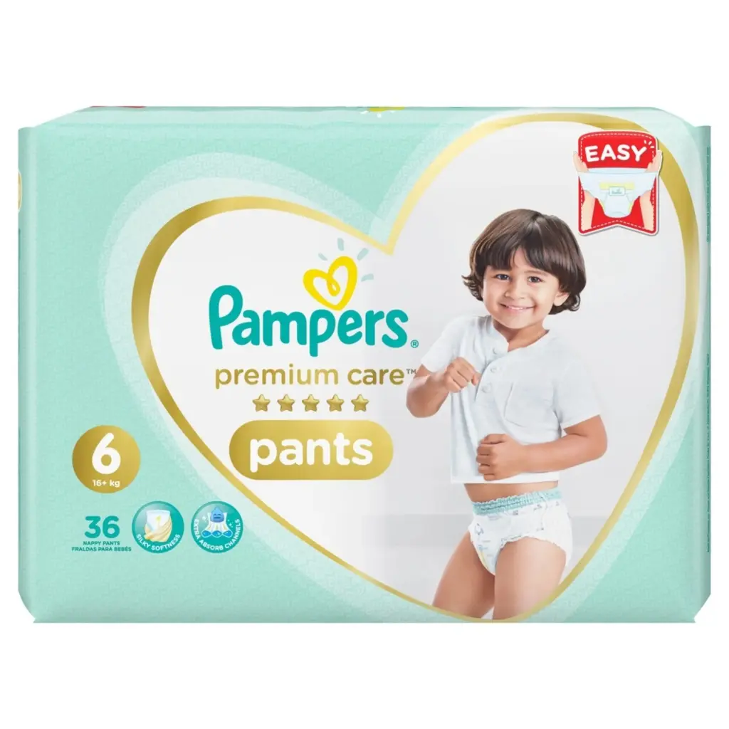 pampers premium care Size 6 Pants 58 Pcs