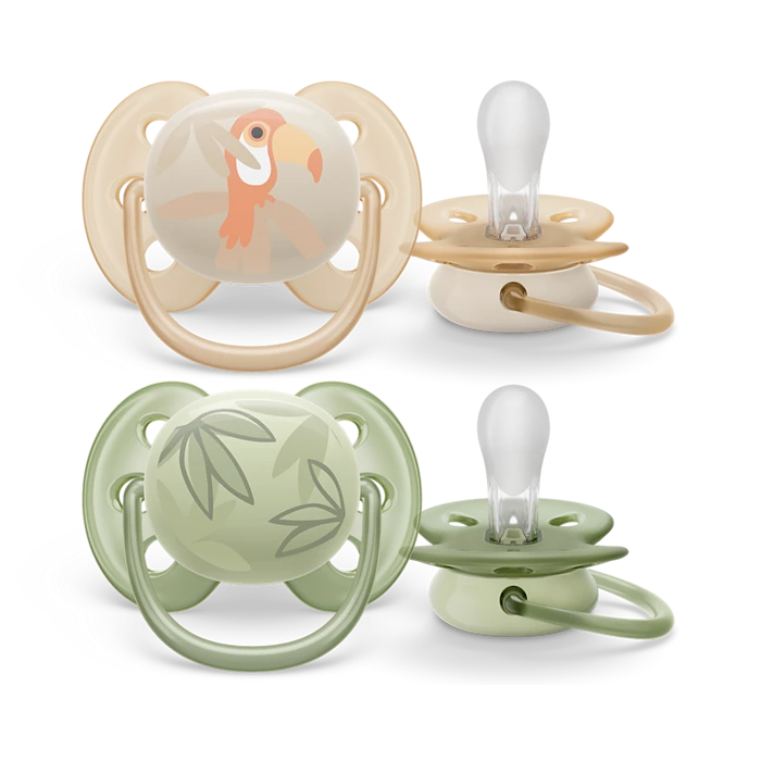 Philips Avent 091/07 Soother Soft 0-6 M Boy DC7 x2