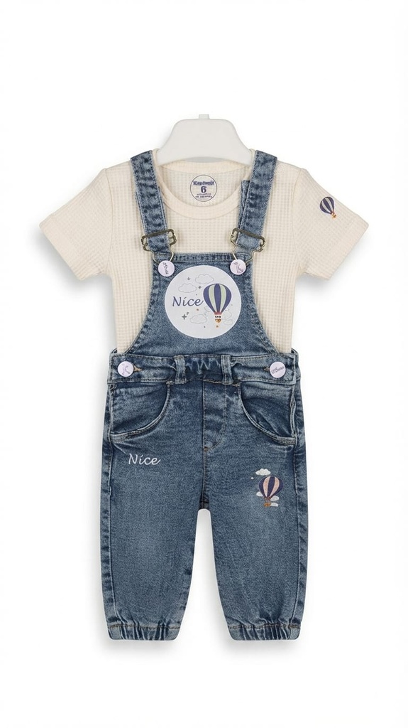  set jumpsuit 2 pcs jeans 0228 karamesh