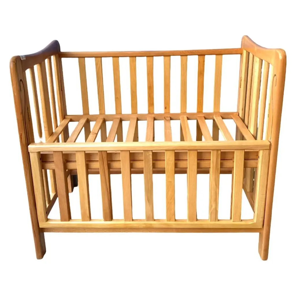 kh Wooden bed Sandwich large 120x70cm swing