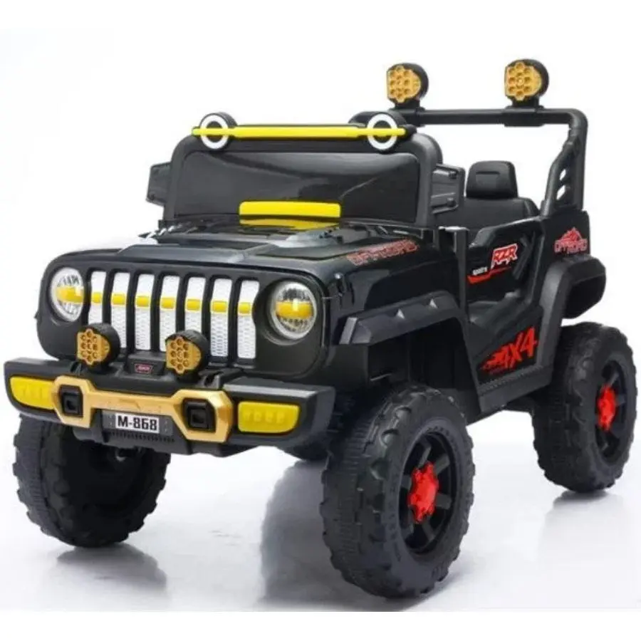 Red electric charging jeep car 456-8