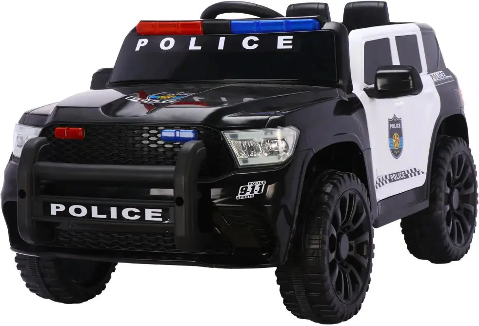 Police jeep vehicle electric charging white/black 456-46