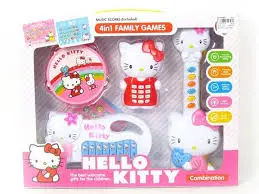 Toy Hello Kitty 3 in 1 Guitar and Phone Set 