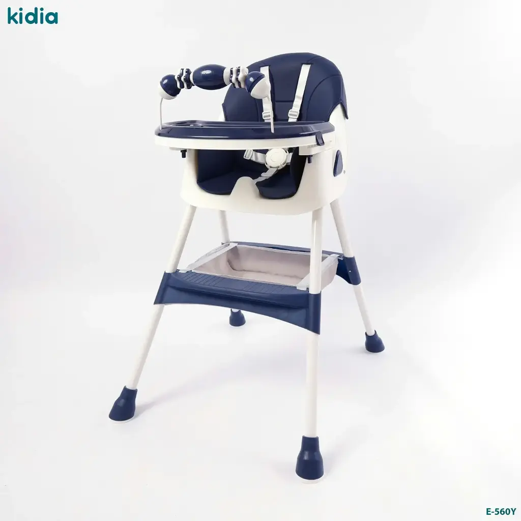 Kidilo E560 Baby High Chair (darkblue)