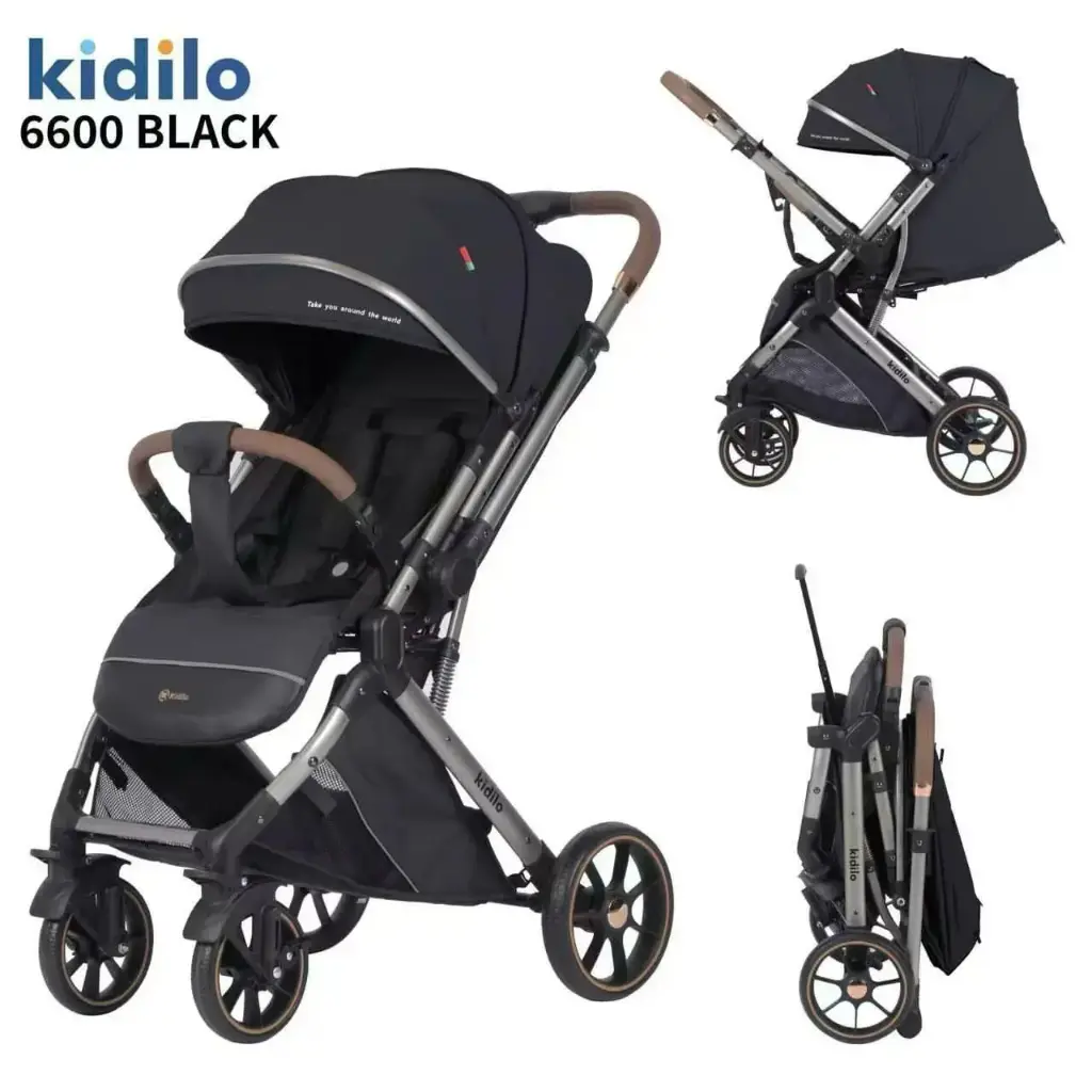 kidilo 6600 stroller (BLACK)