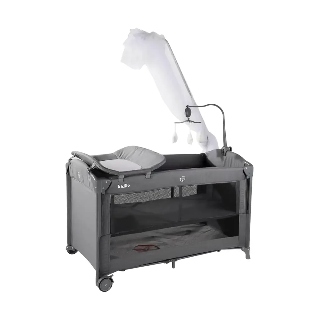 Kidilo T-702L Travel Cot Bed 