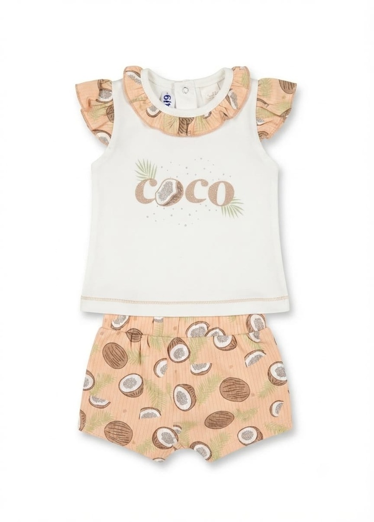 short set coconut off white 19303 