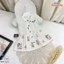 Floral Dress with Bolero 0544