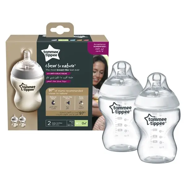 Tommee tippee CTN BOTTLES 260ML TWIN PACK - 25207