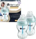 Tommee Tippee Advanced Anti-Colic Feeding Bottles x 260ml With Slow Flow Teat 0m+ x 2 Pieces Per Pack - 25252