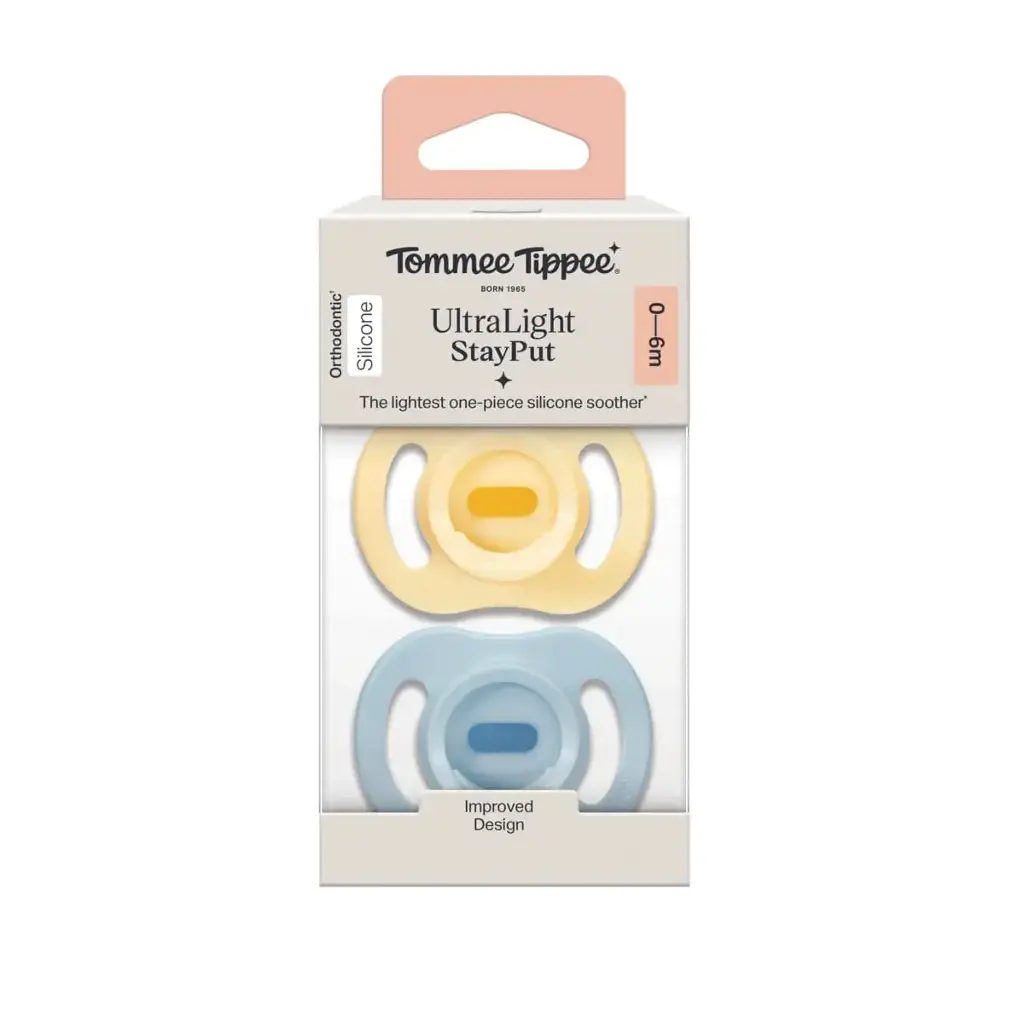 Tommee Tippee UltralightSilicone Soothers 0-6M 2 pcs- 35944