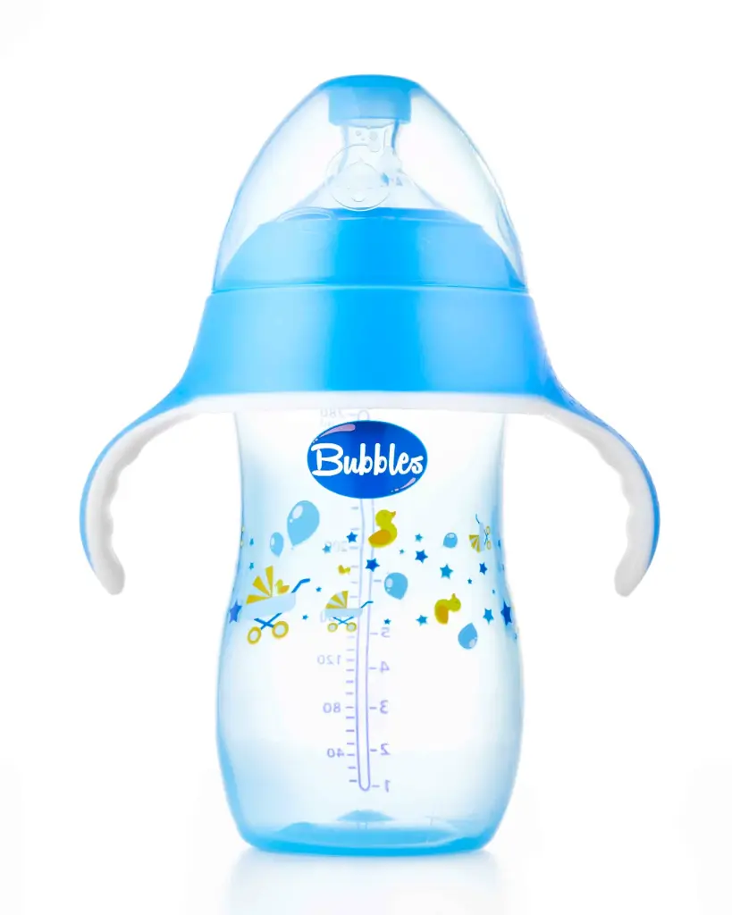 Bubbles Natural Feeding Bottle with Handles 280ml 660/677