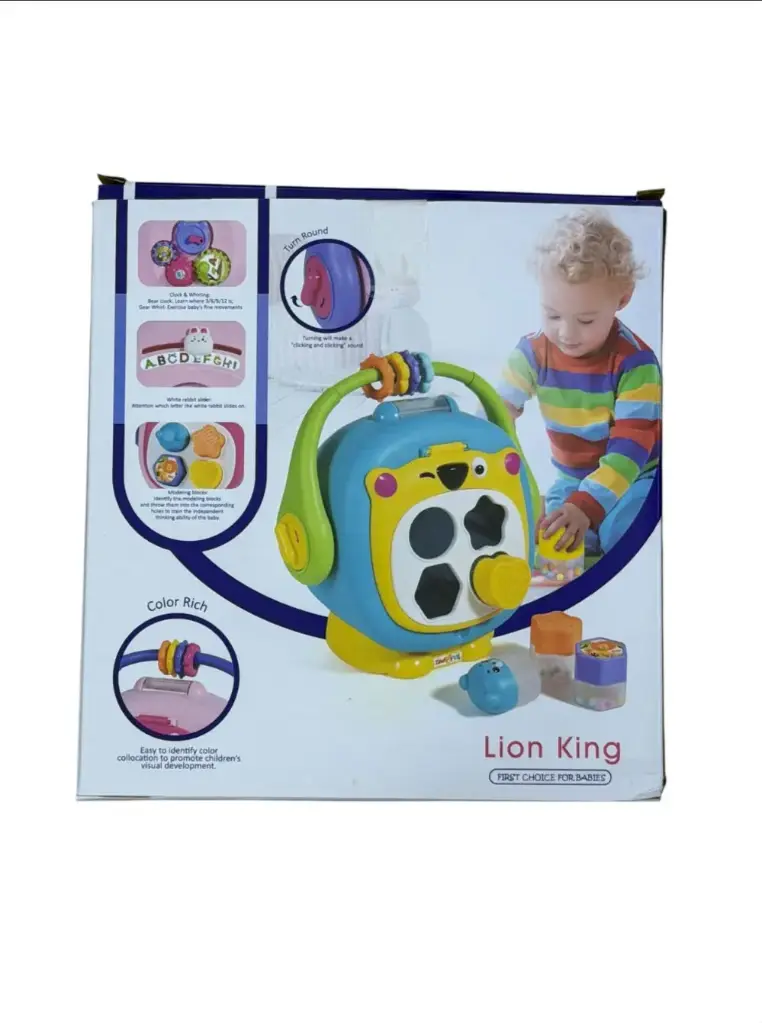 BUILDING BLOCK MATCHING LION QX-91212E