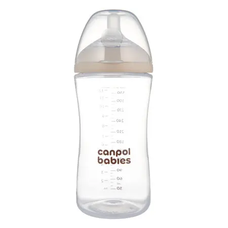 Canpol babies Natural Shape bottle with dual-zone teat 330 ml 35/402