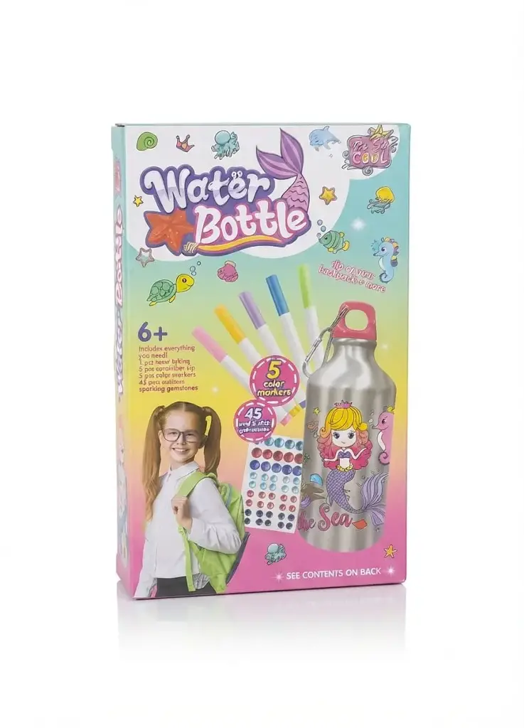 water bottle 5 color markers jx20420