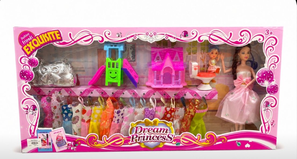 dream princess fashion friends doll A34-413