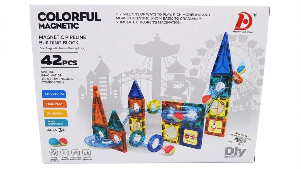 magnetic pipeline building block 42pcs 9916B
