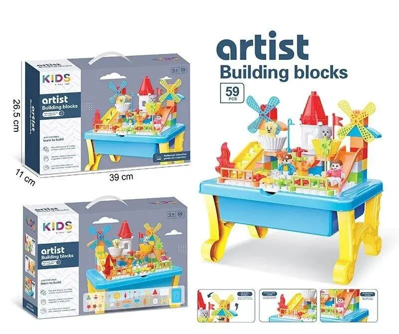 kids artist building blocks 59pcs A01-616