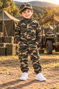KIDS CONTUMES SUIT NK533 army customs