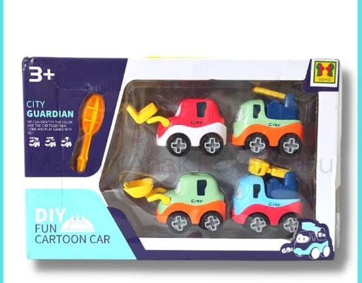 DIY FUN CARTOON CAR 202-4A