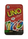 uno red metal case  card game