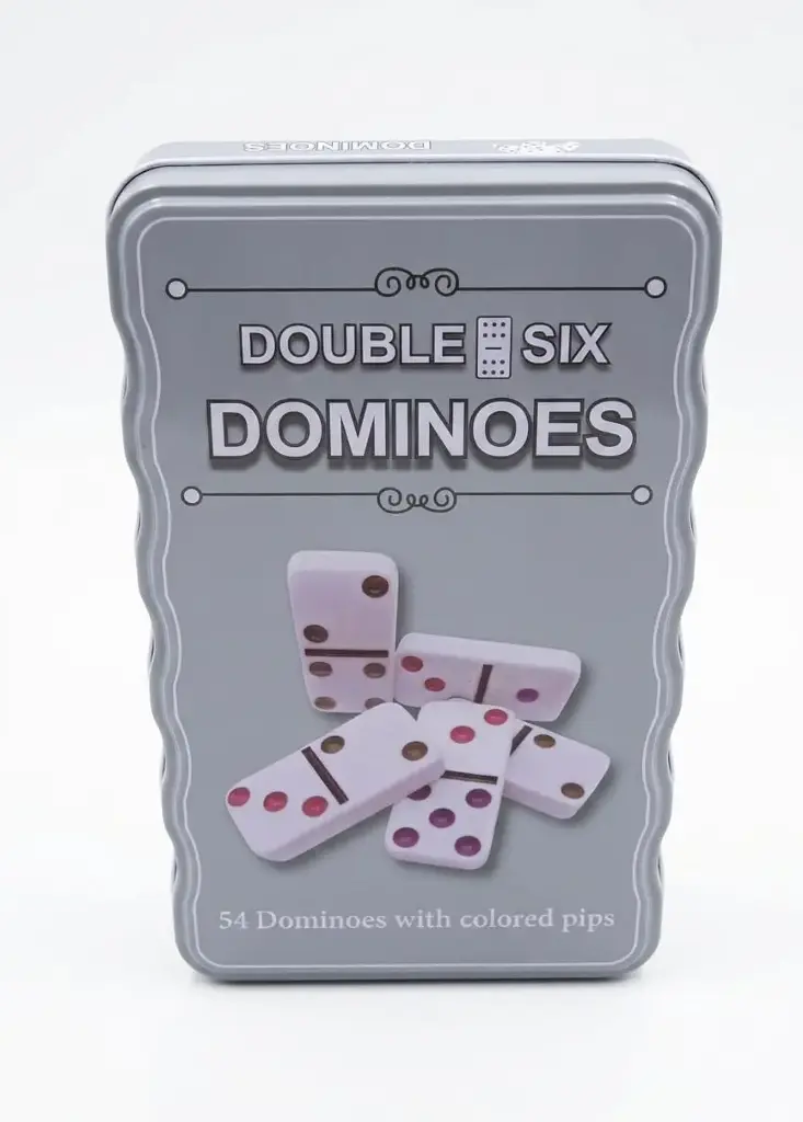dominoes metal case largegroup game