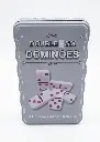 dominoes metal case largegroup game