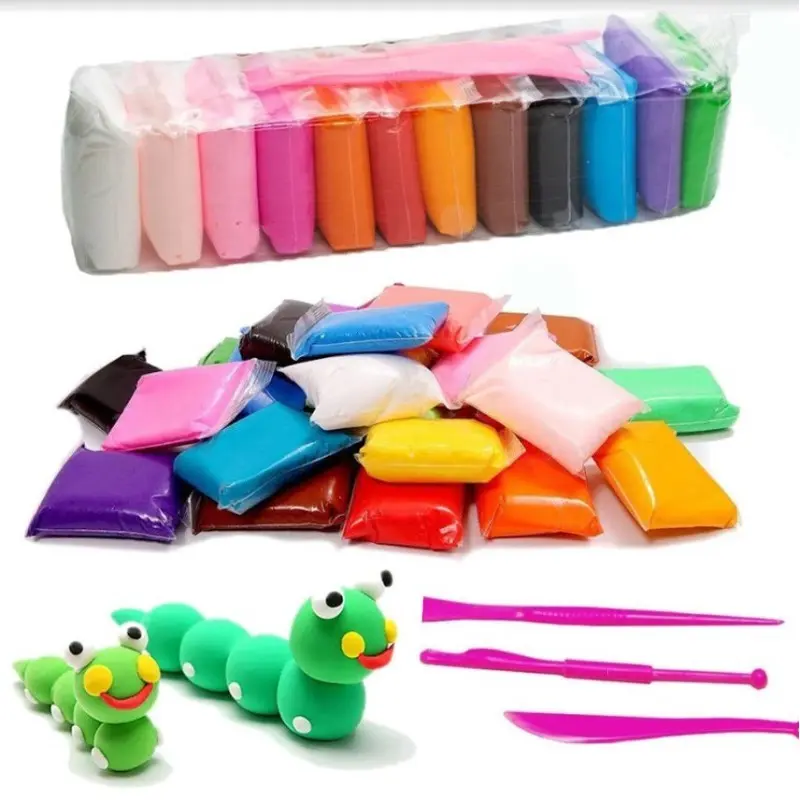 air dry clay set large 1012 6 colours