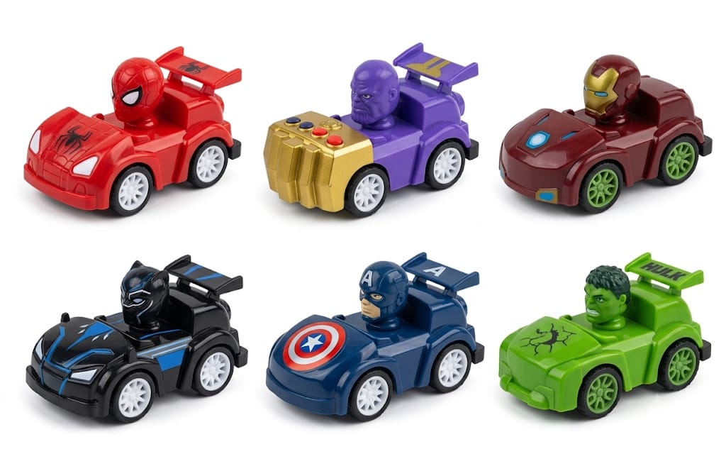 AVENGERS PULL BACK ACTUION RACING CAR PB13506