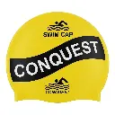 conquest 100% silicone swimming cap SC01