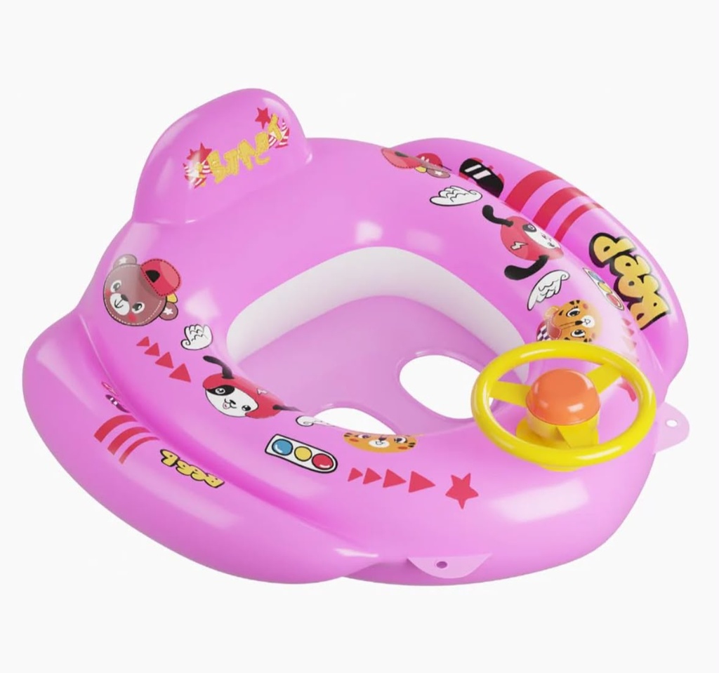 boat float with steering wheel