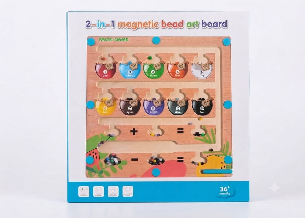 MAGNETIC BEAD ART BORD 2*1 820-14