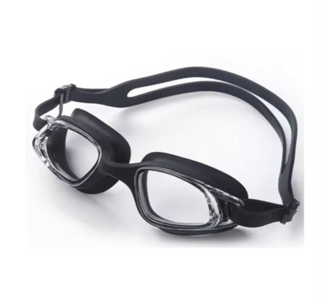 conques swimming goggles white case S