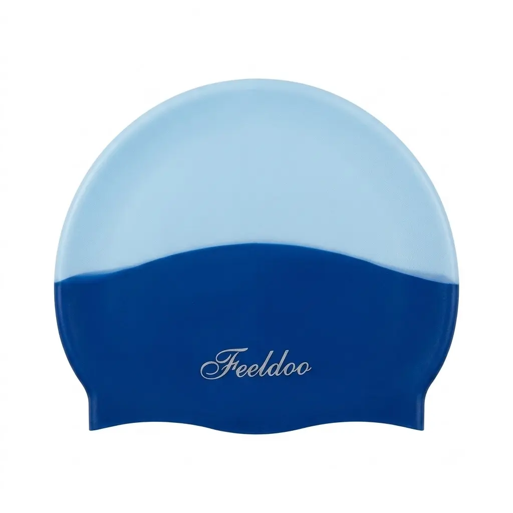 feeldoo 100% silicone swimming cap 2030-2/2030-4