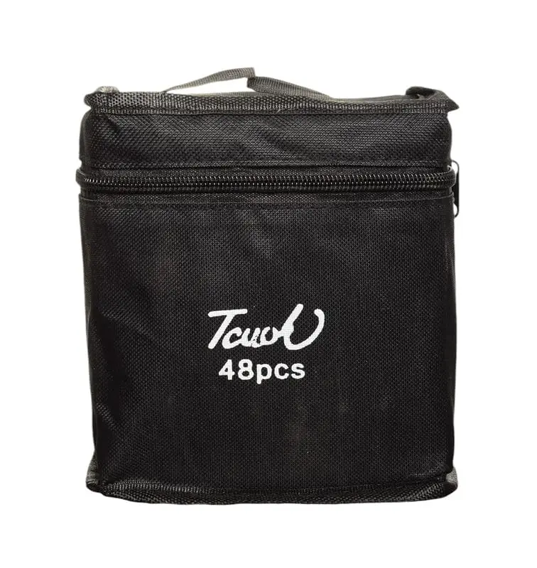Colors Touch Markers 48  with Black Pouch 077