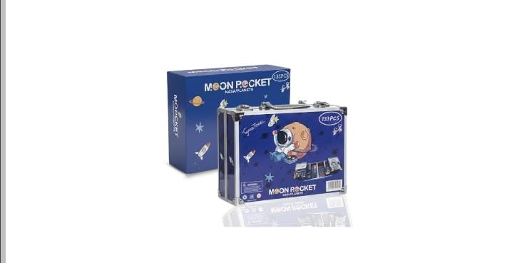 Moon Rocket Nasa/Planets 133 PCS Coloring set  448-2