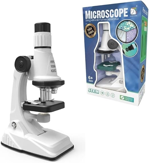 Educational Microscope in White   34-347
