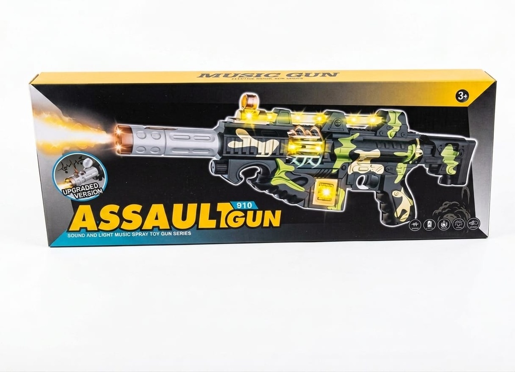 ASSAULT GUN 910 Light, Sound & Steam